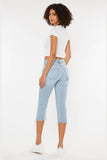 KanCan High Rise Light Wash Capri Denim - KC2559L