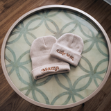 Matching Knit Hats- Little Man- Beige: Youth Size