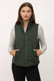 Women's Recycle Below Zero Puffer Vest - Dark Forest