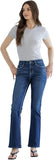 Mica Denim Mid Rise Bootcut Jeans Dark Indigo Wash