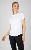 Women's Super Soft Short Sleeve T shirt 2 PACK: Pink/White