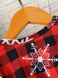 Toddler Buffalo Plaid Snowflake Long Sleeve Dress
