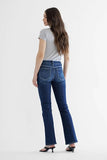 Mica Denim Mid Rise Bootcut Jeans Dark Indigo Wash