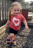 Wisconsin Heart Youth T-shirt