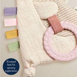 Bitzy Crinkle™ Sensory Toy with Teether: Bunny