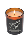 Spiced Red Apple Soy Candle -10oz Jar With Lid Black Label