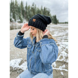 Slouchy CC Beanies: Ivory