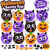 Halloween Smush Face Squishy Toys