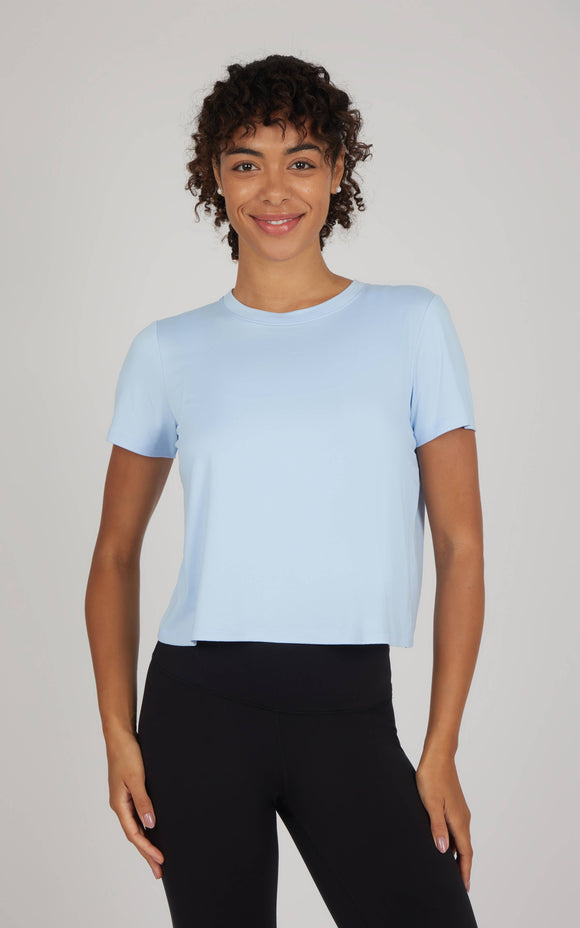 Women's Super Soft Short Sleeve Tee w Tulip Back: Windsurfer