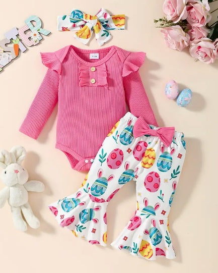 Baby Girl 3 Piece Easter Set