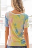 Blue/Yellow Tie Dye Tee