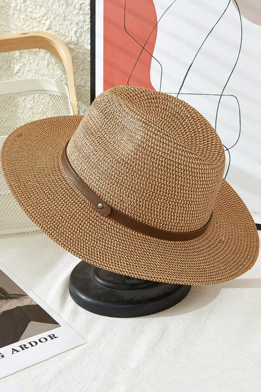 Fedora w/ Band - Brown