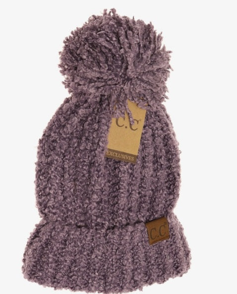 CC Chenille Chunky Pom - Violet