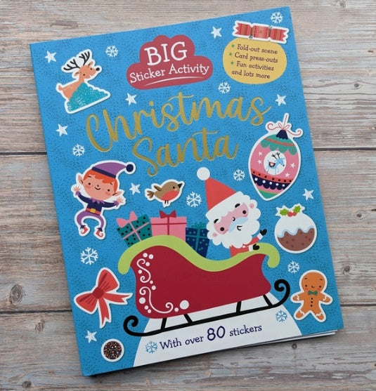 Christmas Santa - Big Sticker Activity