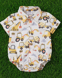 Boy's Construction Site Onesie