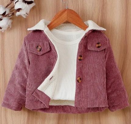 Baby Corduroy Burgundy Jacket