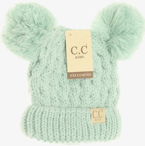 CC Kid's Double Pom - Mint