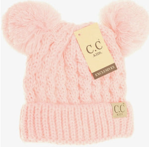 CC Kid's Double Pom - Light Pink