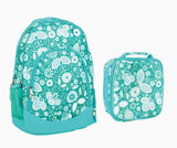 Floral Pattern Backpack & Lunchbag Set