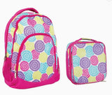 Flower Power Backpack & Lunchbag Set