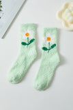 Flower Plush Socks