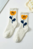 Flower Plush Socks