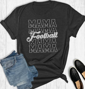 "Football Mama" Graphic Tee