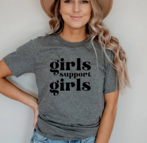 "Girls Support Girls" Graphic Tee