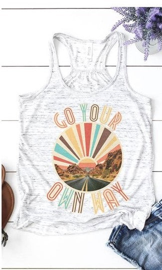 Go Your Own Way Graphic Tank