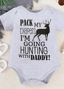 "Hunting With Daddy" Onesie