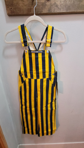 Youth Game Bibs - Navy/Maize