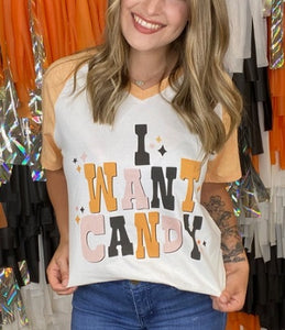 "I Want Candy" Graphic Tee