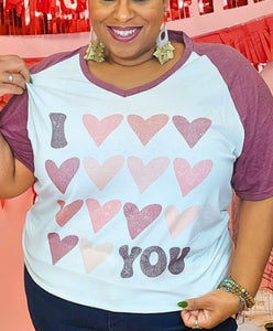 "I Heart You" Graphic Tee