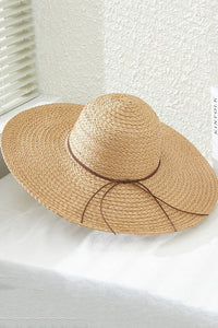 Floppy Straw Hat - Khaki