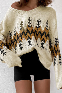 Tree Slouch Knit Sweater