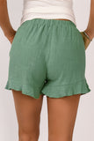 High Waist Pocket Shorts - Green