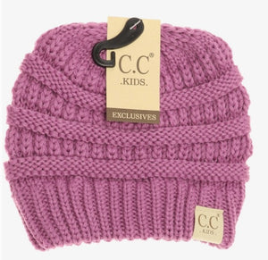 CC Kid's Solid Beanie - Lavender