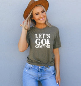 "Let's Go Camping" Graphic Tee