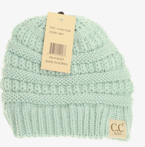 CC Kid's Solid Beanie - Mint