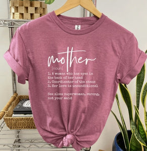"Mother" Definition Graphic Tee