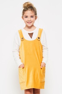 Girl's Jumper Dress - Mustard