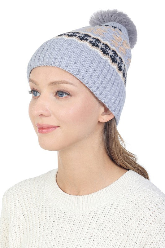 Nortdit Pom Hat - Grey