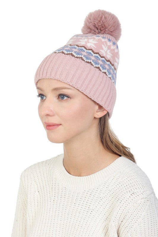 Nortdit Pom Hat - Light Pink