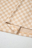 Curvy Retro Checkerboard Top