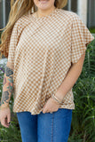 Curvy Retro Checkerboard Top