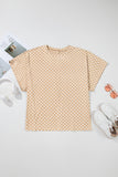 Curvy Retro Checkerboard Top