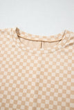 Curvy Retro Checkerboard Top