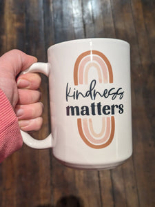 Kindness Matters Graphic Mug