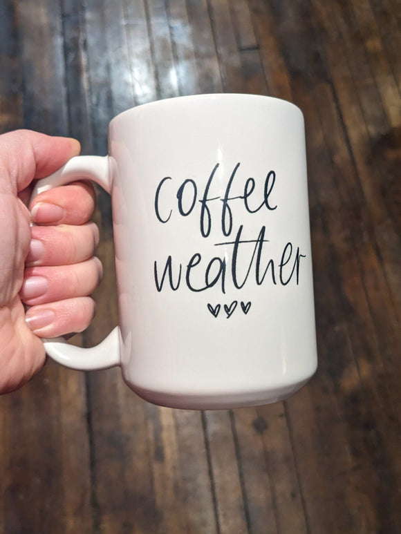 Coffee Weather Graphic Mug