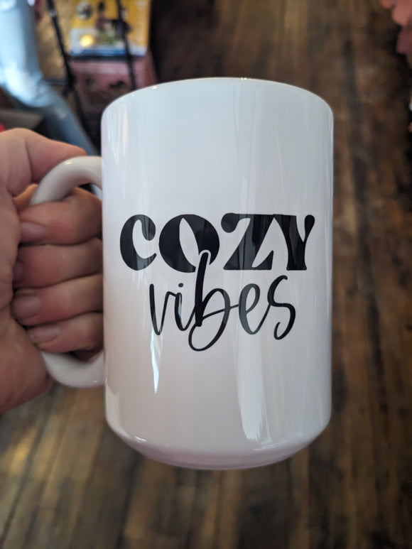 Cozy Vibes Graphic Mug